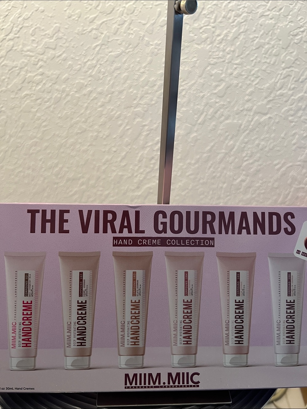MIIM. MIIC Fragrance Laboratories- 6 Hand Creams.